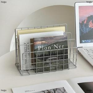 [COD] hegu INS ชั้นเก็บของเหล็กแบบมินิมอลชั้นจัดระเบียบโต๊ะชั้นเก็บหนังสืออเนกประสงค์