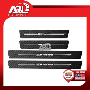 M Performance Car Door Step Protector Sticker Door Sill Strip Anti Scratch Carbon F30 E46 E60 F10 E90 E36 X1 X3 X4 ARL