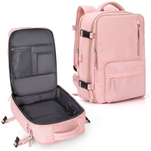 SG[Ready Stock]travel backpack Large capacity Laptop Backpack dry and wet separation portable suitable for business travel waterproof Oxford cloth Independent shoe compartment