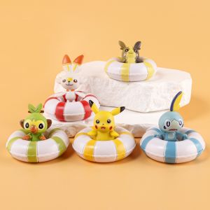 Bộ 5 Mô Hình Pokemon Phao Bơi Ngộ Ngĩnh Mô Hình Cao 7cm Decor Trang Trí Bộ Sưu Tập Nhân Vật