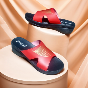 Sandal Wanita Terbaru Wedges Bunga Daun / Sandal Wanita Terlaris Siral