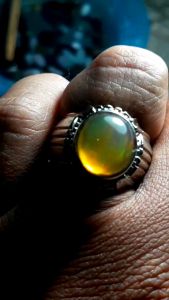 Batu Cincin Kalimaya Kristal Bensin Asli Banten