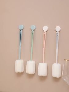 Bottle Brush Long Handle Sponge Cup Brush Household Cleaning Brush Removable Brush