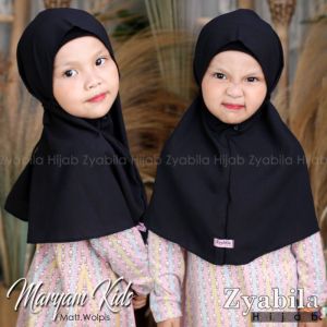 JILBAB BERGO MARYAM ANAK BAHAN WOLFIS