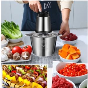 Lozzby Meat Grinder Food Processor Blender Juicer Vegetable Chopper Chainsaw Grinder Garlic Grinder 2L