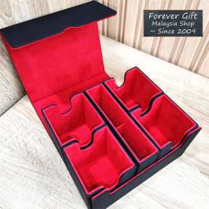 TCG Deck Box 5in1 PU Leather Kotak Kad | Big Drawer Card Storage Box Pokémon Card Yugioh | 全哥卡盒 D88