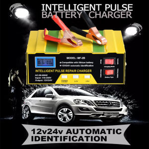 Car Battery Charger Japan Made 12V 24V 6A Motorcycle Lead Acid Battery Porttable Power Chargers Series Full Intelligent Universal Repair Type