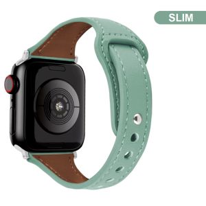 iWatch Premium Pin-and-Tuck Leather Strap - Series 1/2/3/4/5/6/SE/7/8/SE2/9/10/Ultra12