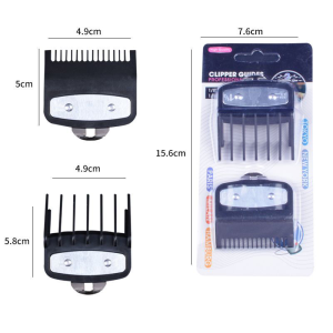 2pcs/set 1.5mm + 4.5mm Hair Clipper Limit Comb Cutting Guide Comb Hair Clipper Positioning Comb