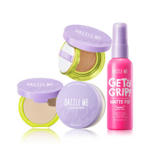 DAZZLE ME Better than Filter Long Lasting (Setting Spray + BTF Cushion + BTF Loose Powder + BTF Two way cake)
