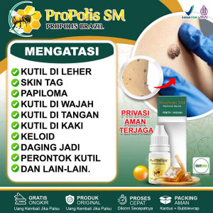 Obat Perontok Kutil Di Leher - Obat Oles Penghilang Kutil Di Leher Ketiak Kelamin - Obat Jengger Ayam - Obat Daging Jadi Tumbuh Keloid Benjolan Papiloma - Obat Skin Tag Skintag - Kutilan - Obat Kutil Parasit Anak - Propolis SM Brazil