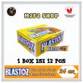 Tango Wafer Roll Blastoz Crunchy Nuts | Krim Cokelat Taburan Kacang - 24 gr (Kemasan 1 Box). 