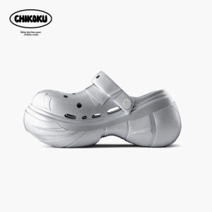 [Free Shipping] MenS Summer Outdoor Clogs Eva Thick-Soled Height-Increasing Breathable Non-Slip CoupleS Closed-Toe Slippers For WomenS Outdoor Wear
