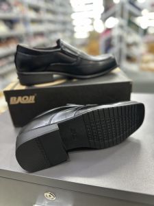 คัชชู รองเท้าราชการ รองเท้าสีดำ หนังดำ Size 39-47 รุ่น BJ 3375 (K)