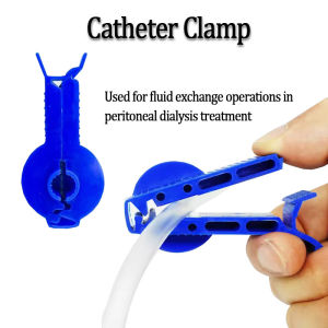 Peritoneal Dialysis Catheter Flow Control Special Clips Fastener Drainage Bag Tube Clip Accessories