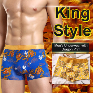 Mens domineering boxer shorts red underpants