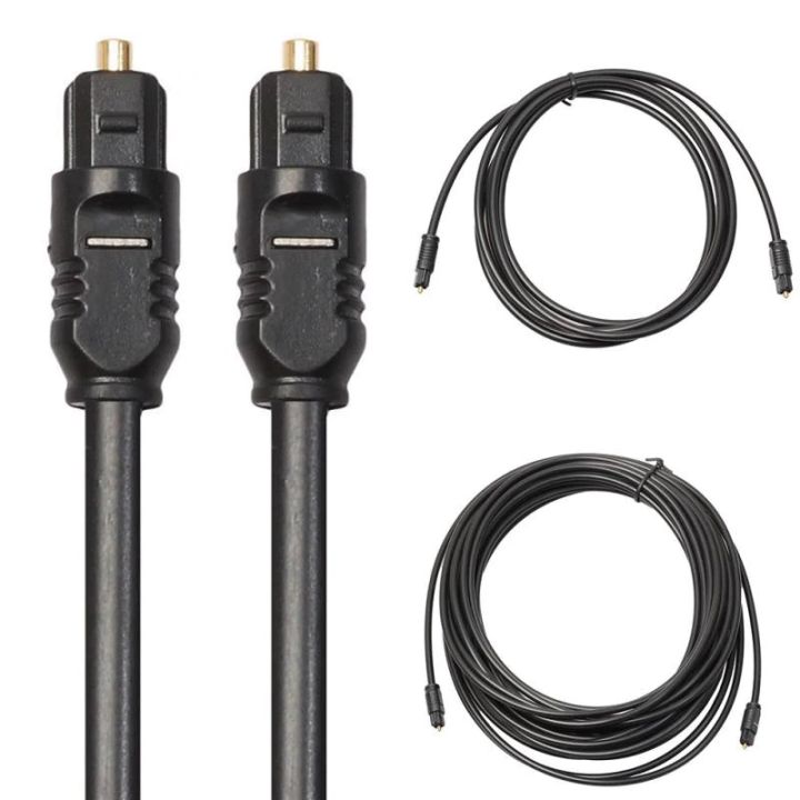 Digital Optical Audio Cable Toslink Gold Plated 1m 1.5m 3m 5m 10m SPDIF ...