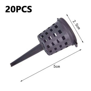 20/40/60Pcs Plant Fertilizer Basket with Lid Fertilizer Dispenser Kit Small Flowerpot Cup Plant Growth Supplies