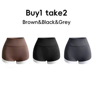 【Buy1 take2】High Waist Seamless Yoga Short Pants for Women Tummy Control and Butt Lifting Barbie Shorts Athletic shorts for Gym Cycling