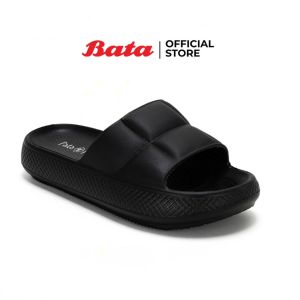 Bata บาจา  รองเท้าแตะลำลองแบบสวม นุ่มเบาสบาย สวมใส่ง่าย รองรับน้ำหนักเท้าได้ดี  สำหรับผู้หญิง รุ่น BONBON สีดำ 5616354