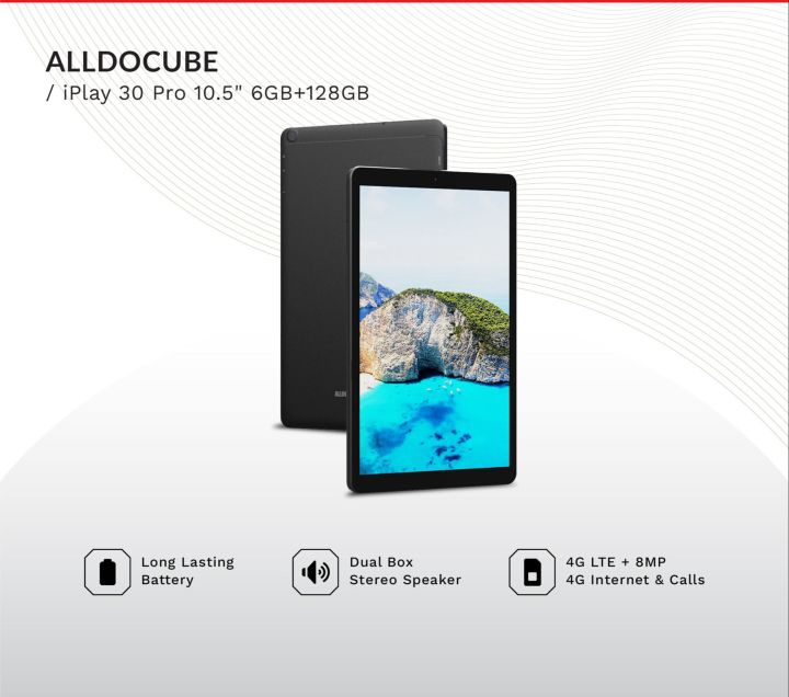 [OPEN BOX] ALLDOCUBE iPlay 30 Pro 6+128GB LTE Tablet w/ pen | Lazada PH