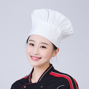 Ready Stock Chef Hat Restaurant Uniform Hat Chef Hat For Men/Women Elastic Adjustable Breathable and Anti Fouling