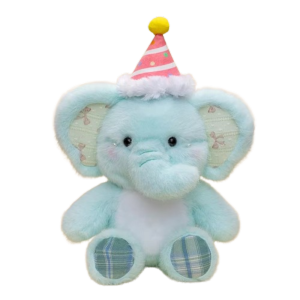 YOUSHI TOP Mềm mại Gấu bông voi Bộ sưu tập Dịu dàng Đồ chơi nhồi bông voi hoạt hình Búp bê đồng hành cho trẻ em Phim hoạt hình Đồ chơi nhồi bông hình voi Sinh nhật trẻ em Giáng sinh
