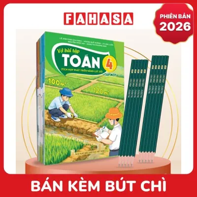Sách Giáo Khoa Bộ Lớp 4- Tích Hợp Phát Triển Năng Lực Số- Sách Bài Tập (Bộ 12 Cuốn) (Phiên Bản 2026) - Kèm 10 Bút Chì