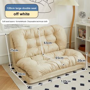 YADUO (HOT SALE) Foldable Sofa Grey/White Multifunctional Lazy Sofa Pet Friendly
