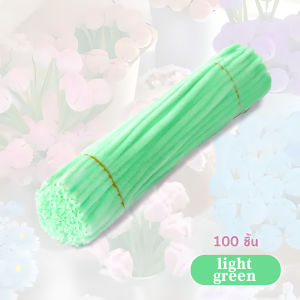 ลวดกำมะหยี่ แฮนด์เมด Chenille Stem บาร์บิดมาการอง วัสดุงานฝีมือ ความหนาแน่นสูง ตกแต่งจินตนาการ