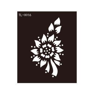 YOUYO Hollow Henna Tattoo Stencil Mehndi Stickers Fake Tattoo Decals Temporary Tattoo Creative Wolf Butterfly Dragon Phoenix Body Art Sticker Legs Arm Hand
