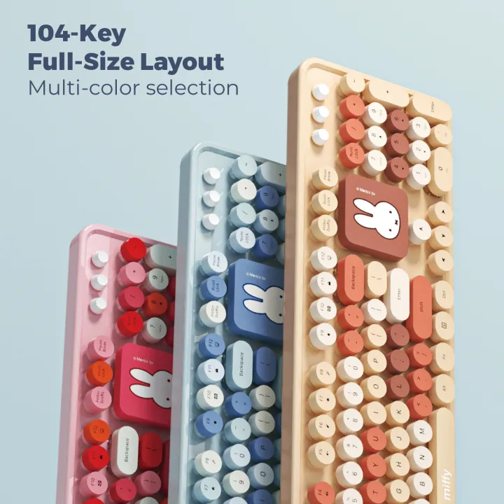MIFFY / MIPOW 104 Keyboard, Mouse, & Large-Desk-Pad