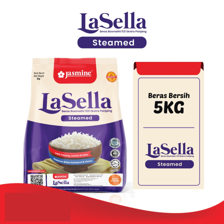Jasmine LaSella Steamed Basmathi 5kg | Lazada