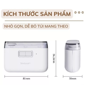 Máy Cắt Móng Tay Điện Xiaolang Showlon Nhỏ Gọn Thông Minh Tiện Lợi Bảo Hành 2 Năm