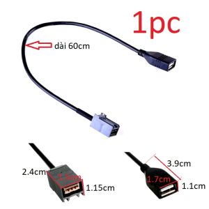 Dây cáp nối cổng UXB 2.0 AUX 2008 Cho Civic jazz / cr-v accord / cr-z 09-13 mp3