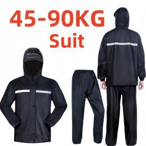 Raincoat Rain Pants Set for Men Women Motorcycle Rain Suit Waterproof Wear Resistant