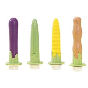 Vegetable Bird Perch for Parrots Bird Cage Grinding Perch Plastic Stand for Enhancing Cage Environment 4PCS