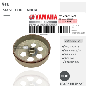 (5TL) MANGKOK GANDA KOPLING MIO SPORTY MIO SMILE / S MIO SOUL NOUVOFINO KARBU/ MANGKOK KOPLING