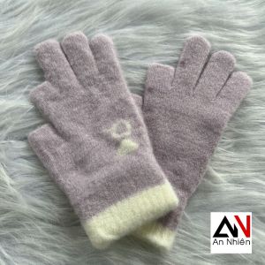 Bao tay găng tay LEN hỏ ngón chống trượt chống nắng giữ ấm phong cách Hàn Quốc sang trọng tinh tế