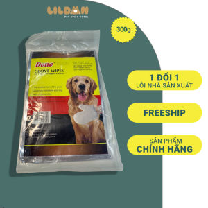 [Rẻ vô địch] DONO Găng Tay Tắm Khô Khử Mùi Vệ Sinh Cho Thú Cưng