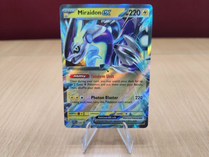 Miraidon EX - SVP28 - Double Rare Scarlet and Violet - Pokemon Card Singles  Family Game Card Set Recommended For Ages 8 And Up - Lazada | Lazada PH