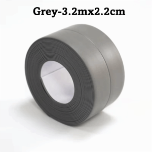 NEMOPH Tape Caulk Strip PVC Sealing Tape Seal Gap Self Edge Waterproof Tape Fashion 3.2M Length Anti-mildew Tape for Kitchen Bathroom