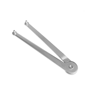 Double Hook Angle Grinder Spanner Black Silver Color Option Accuracy Metal Stamping Technology Two Size Choice