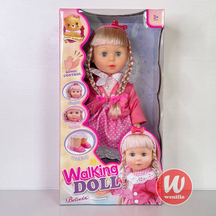 Doll that walks and store talks and closes its eyes