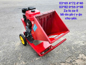 Máy băm cành cây băm cỏ di động tiện lợi