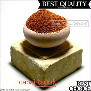 Cabai Bubuk 100 Gram - Serbuk Cabe Rawit | ( Capsicum frutescens ) Asian Chilli Pepper Powder