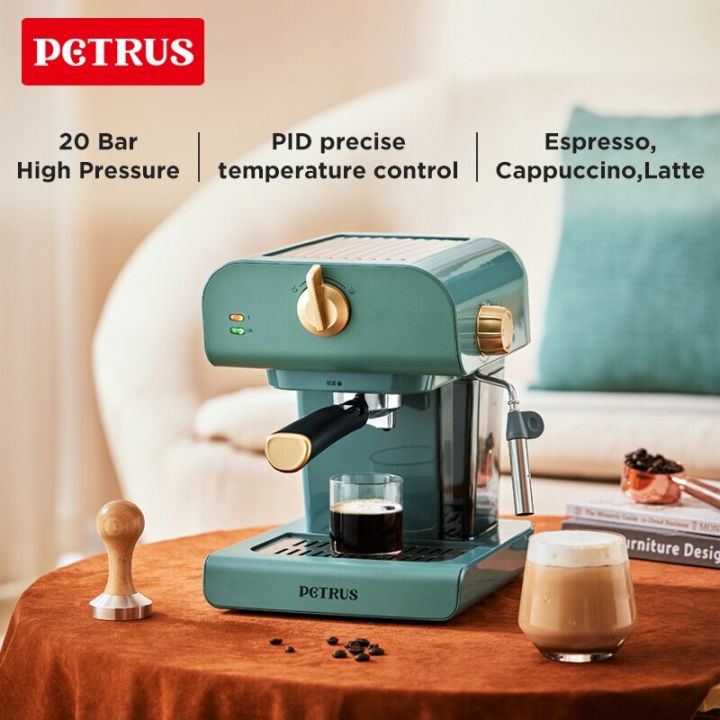 Petrus Coffee Maker Espresso Coffee Machine,Latte Cappuccino Maker,20 ...