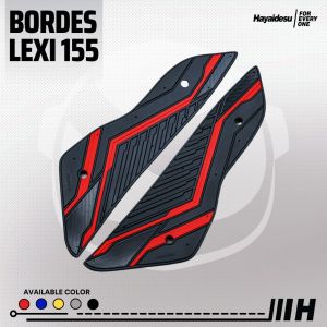 Hayaidesu LEXI 155 Step Floor Boardrest Karpet Motor Yamaha LEXI 155 Bordes - Premium Quality