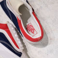 Sepatu Vans Old Skool Retro Block Pepsi Red Blue White Original. 
