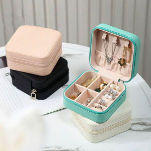 🔥Orfila Portable Jewelry Storage Box Organizer Storage Box for Necklace Earrings Rings Bracelet Gift Box